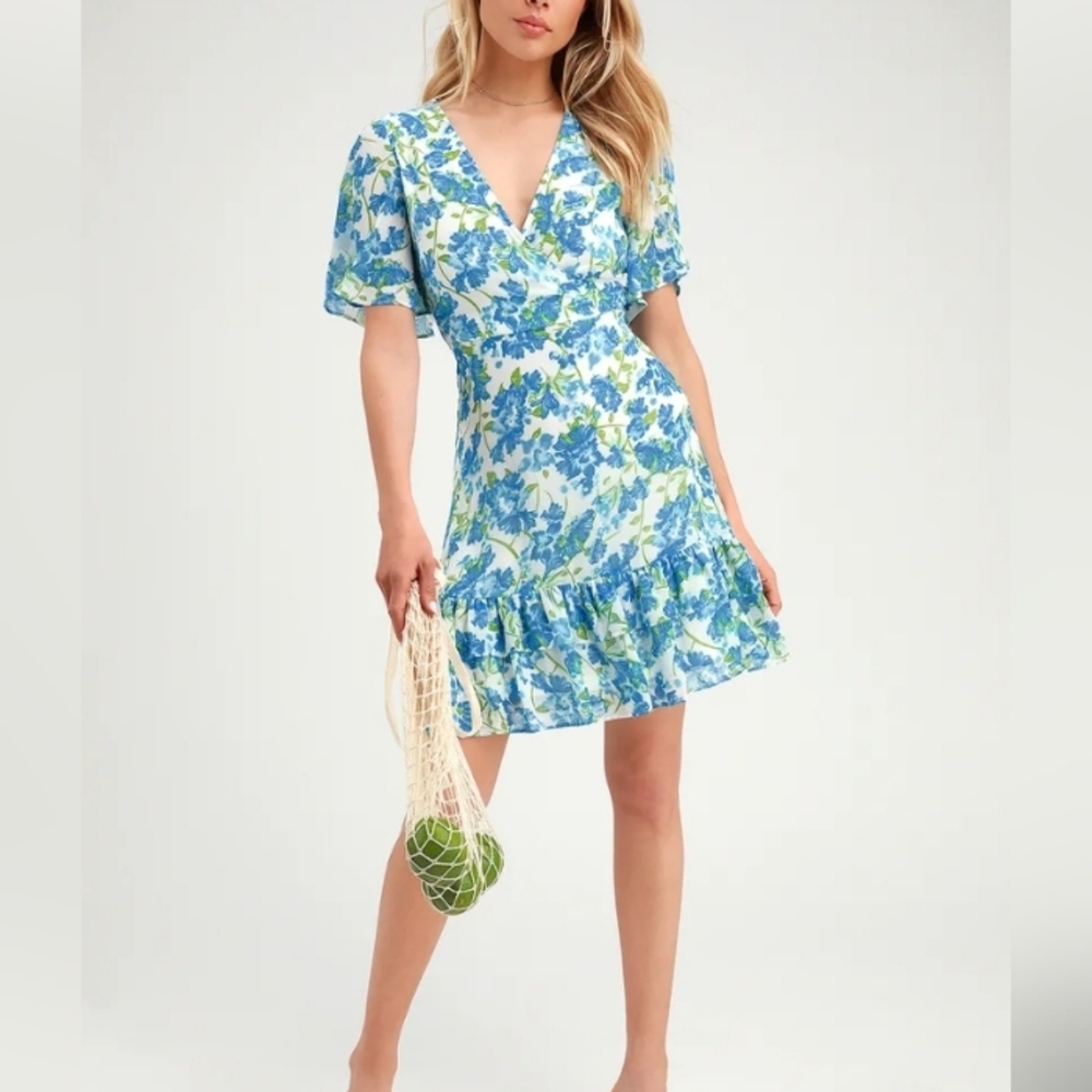 Lulus floral mini dress